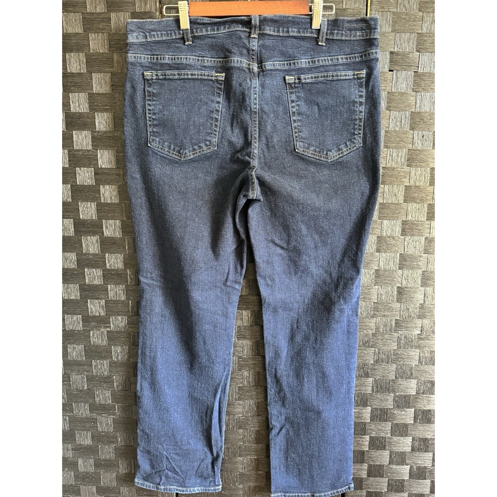Sonoma Men's Straight Jeans 38 X 30 solid dark wash - Picture 9 of 16